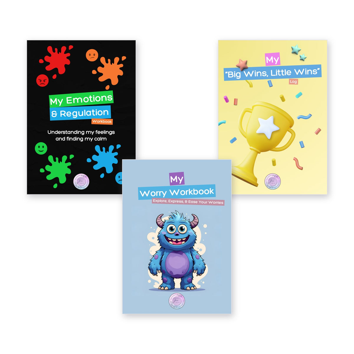 Thrive for Kids Printable Workbook Bundle | Worry, Emotions & Big Wins | Digital Download