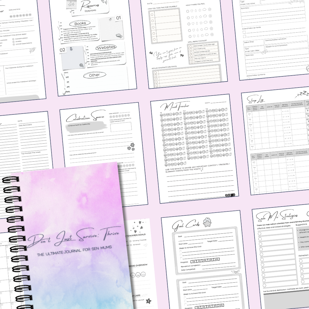 Don't Just Survive: Thrive - The Ultimate Journal for SEN Mums | Planner for ADHD & Autism Support