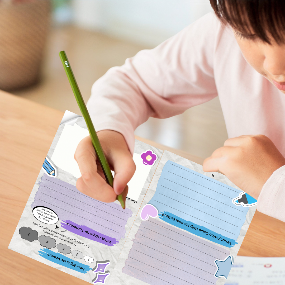 My Worry Workbook | Explore, Express and Ease Your Worries | A Gentle Guide for Children to Understand and Manage Anxious Feelings