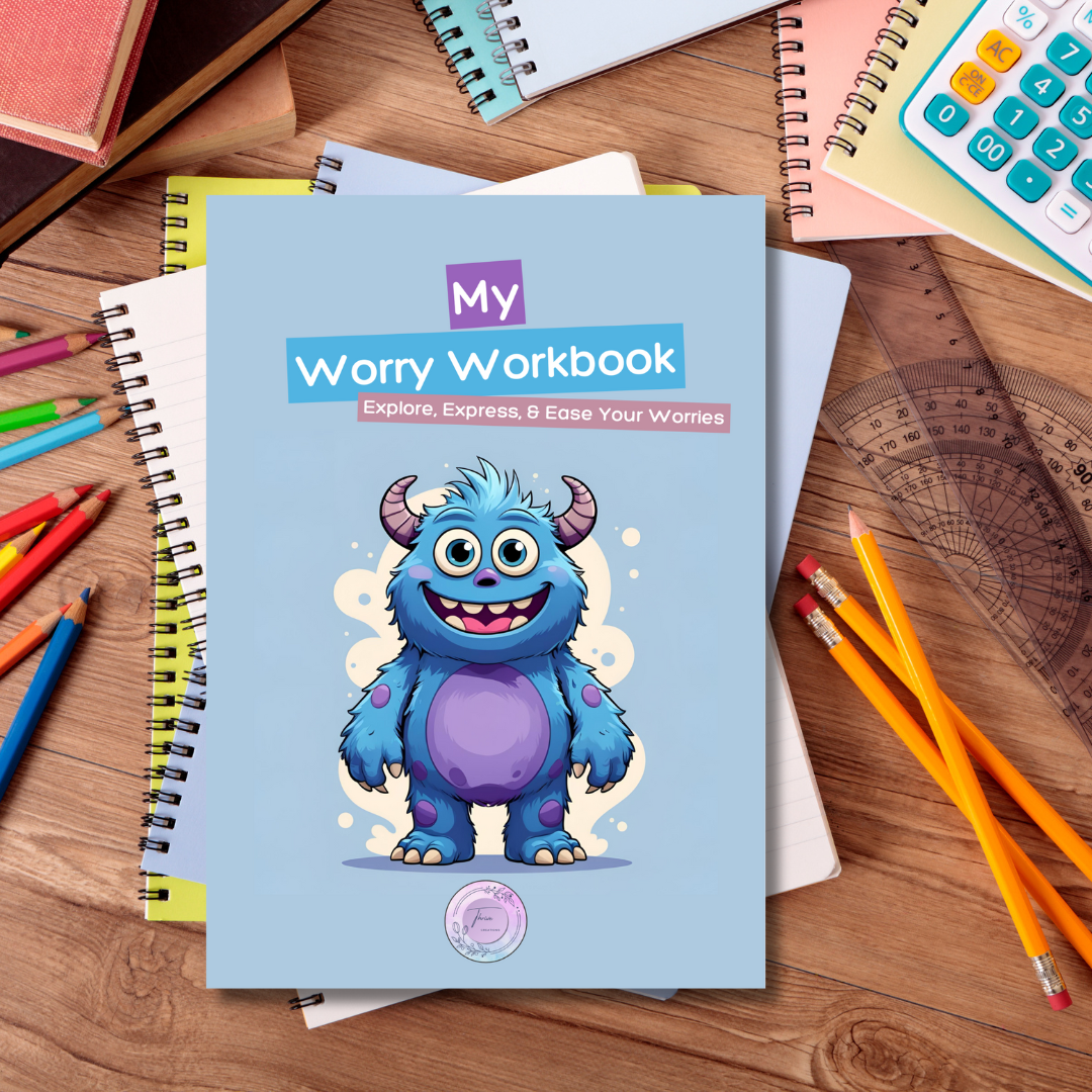 My Worry Workbook | Explore, Express and Ease Your Worries | A Gentle Guide for Children to Understand and Manage Anxious Feelings
