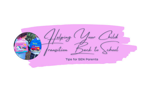 Helping Your Child Transition Back to School — blog banner, Thrive Creations