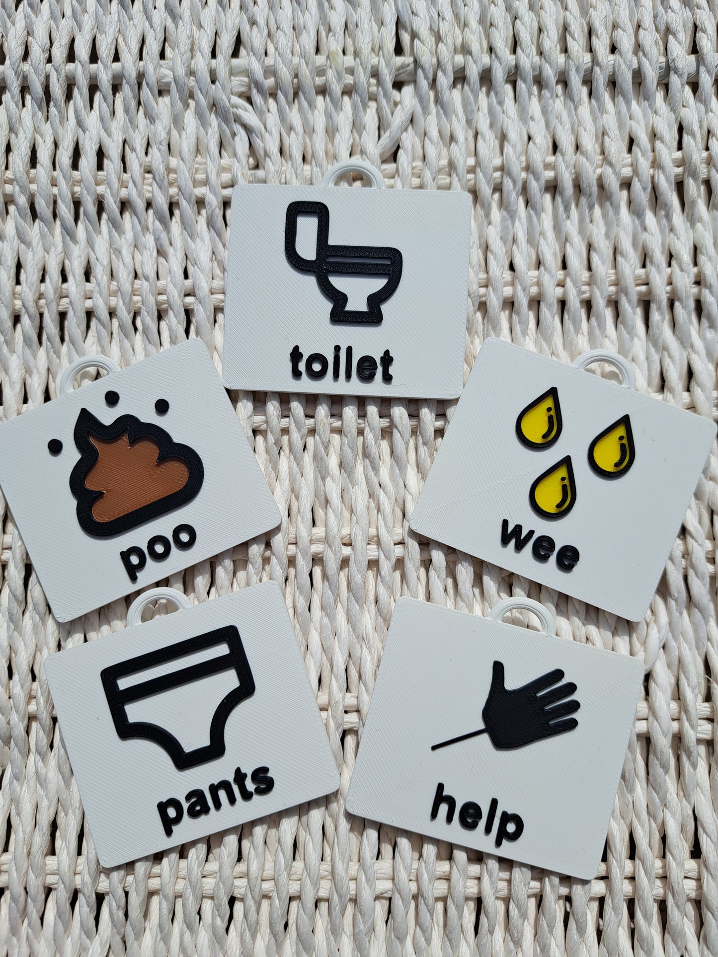 Toilet Training Visual Tags | Visual Communication Support for Autism, ADHD & SEN