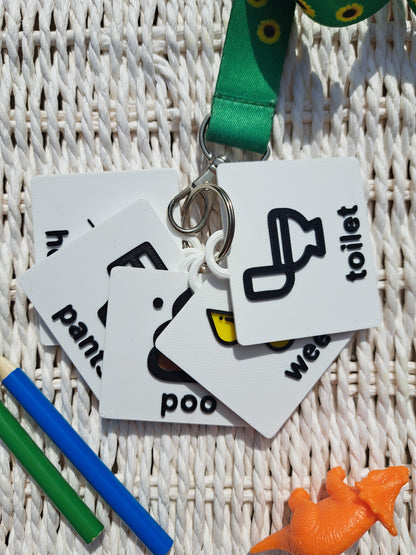 Toilet Training Visual Tags | Visual Communication Support for Autism, ADHD & SEN