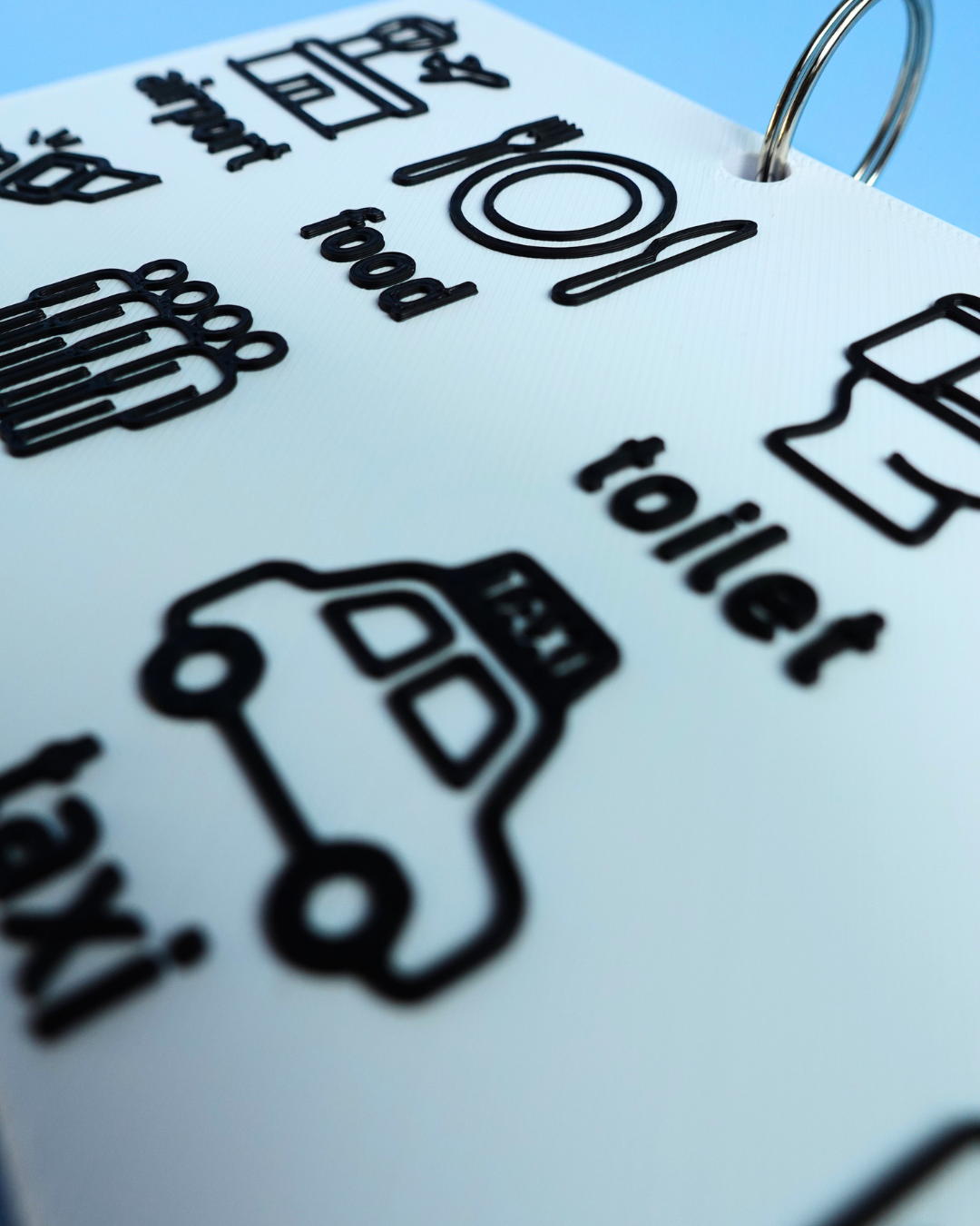 Airport Visual Communication Board | 3D-Printed Travel Visual Aid