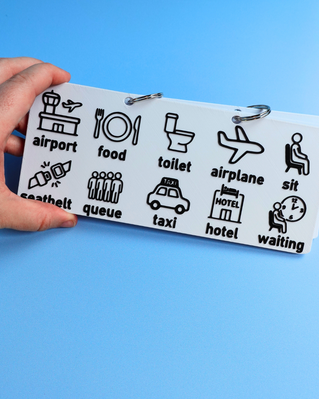 Airport Visual Communication Board | 3D-Printed Travel Visual Aid