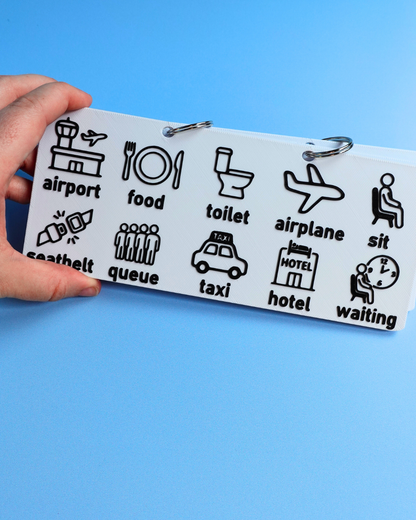 Airport Visual Communication Board | 3D-Printed Travel Visual Aid