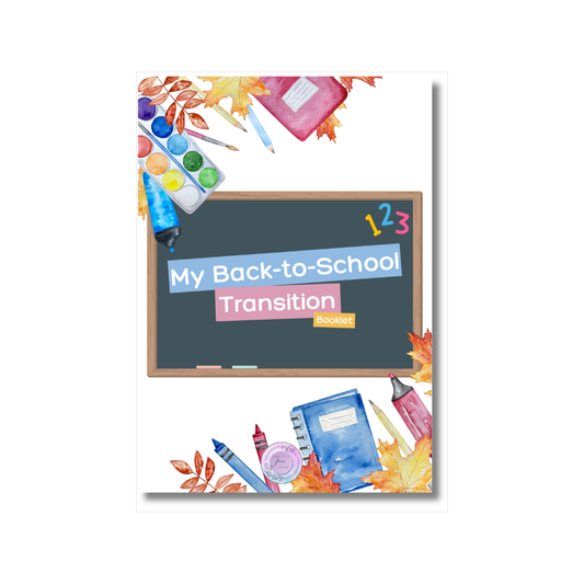My Back-to-School Transition Booklet | SEN-Friendly Return-to-School Support | School Anxiety Tool