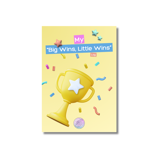 My "Big Wins, Little Wins" Log | Goal Tracker for Kids | Strengths & Celebrations Book