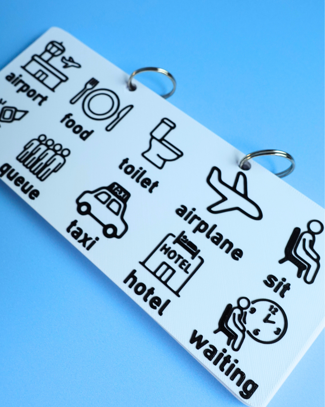 Airport Visual Communication Board | 3D-Printed Travel Visual Aid