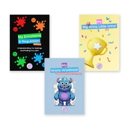 Thrive for Kids 3-Workbook Bundle | Worry, Emotions & Big Wins