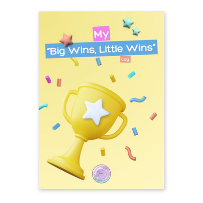 My "Big Wins, Little Wins" Log | Printable Goal Tracker for Kids | Digital Download