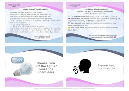 My Calm Cards | Printable Calm-Down Cards for Kids | Digital Download
