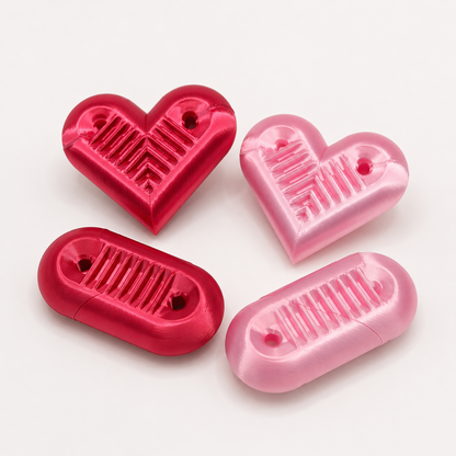 HeartSnap Magnetic Fidget | Textured Pocket Fidget for Ages 14+