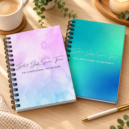 Don't Just Survive: Thrive journal, A5 wire-bound behaviour and meltdown tracker for SEN families, Thrive Creations — image 1