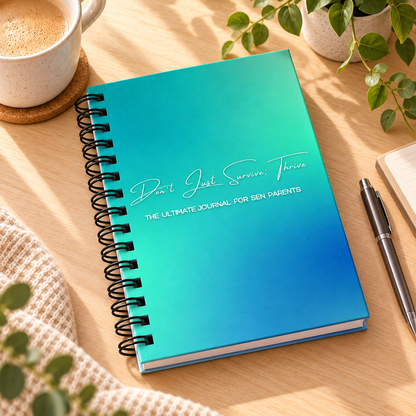 Don't Just Survive: Thrive journal, A5 wire-bound behaviour and meltdown tracker for SEN families, Thrive Creations — image 3