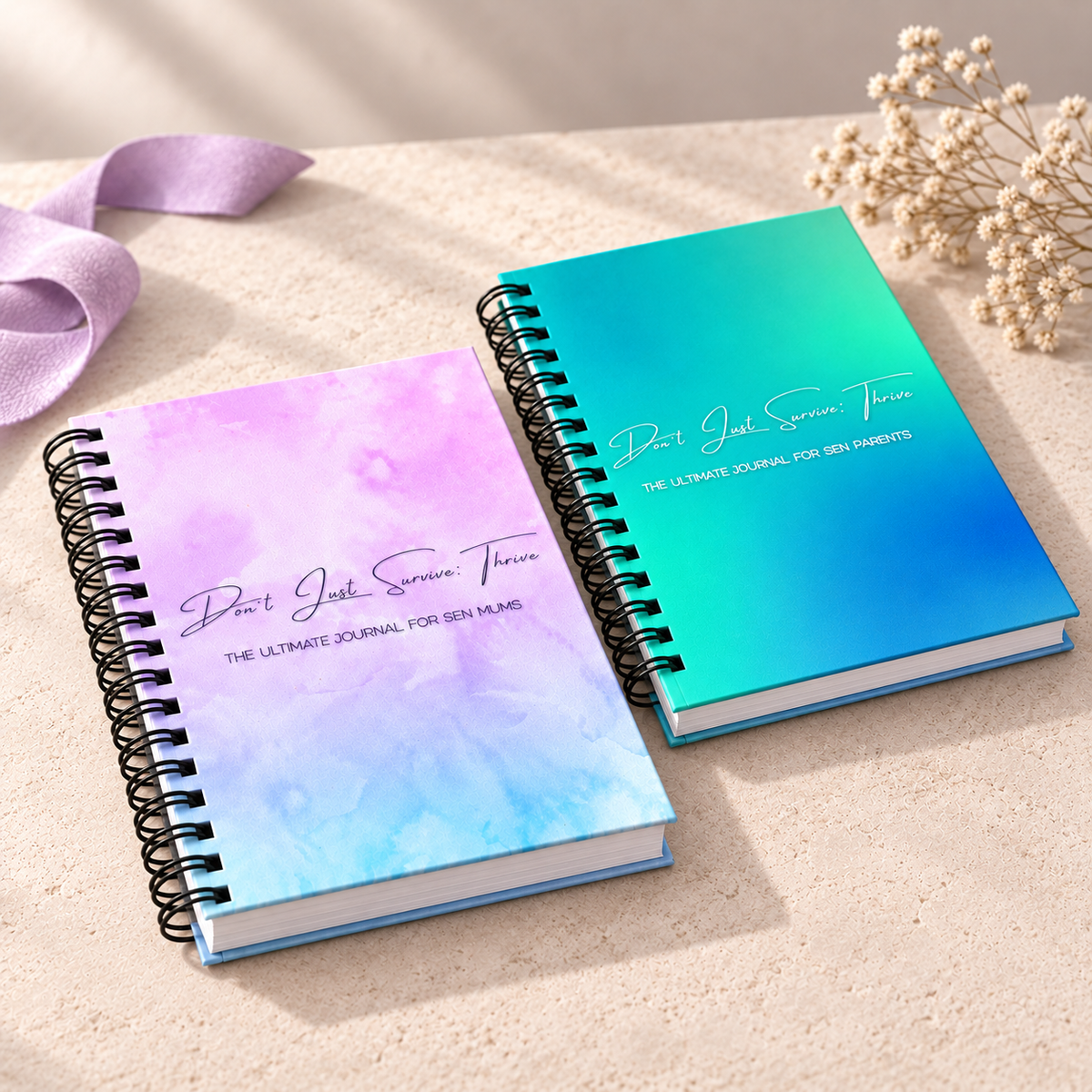 Don't Just Survive: Thrive journal, A5 wire-bound behaviour and meltdown tracker for SEN families, Thrive Creations — image 4