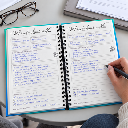 Don't Just Survive: Thrive journal, A5 wire-bound behaviour and meltdown tracker for SEN families, Thrive Creations — image 6