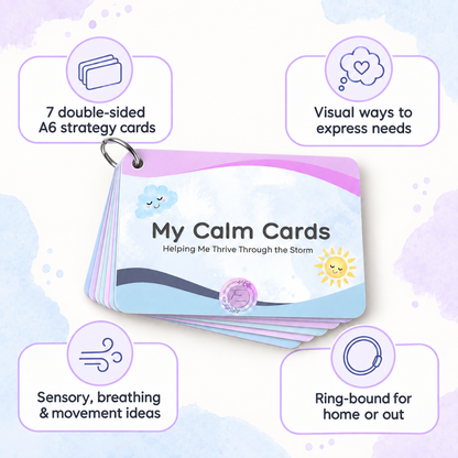My Calm Cards | A Toolkit for Big Feelings | Meltdown Support