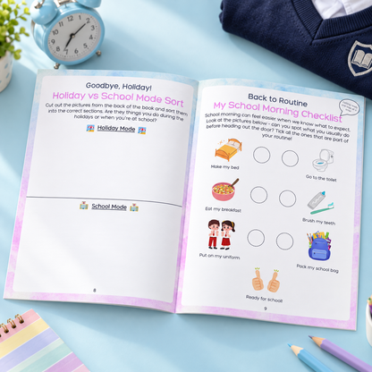 My Back-to-School Transition Booklet | SEN-Friendly Return-to-School Support | School Anxiety Tool