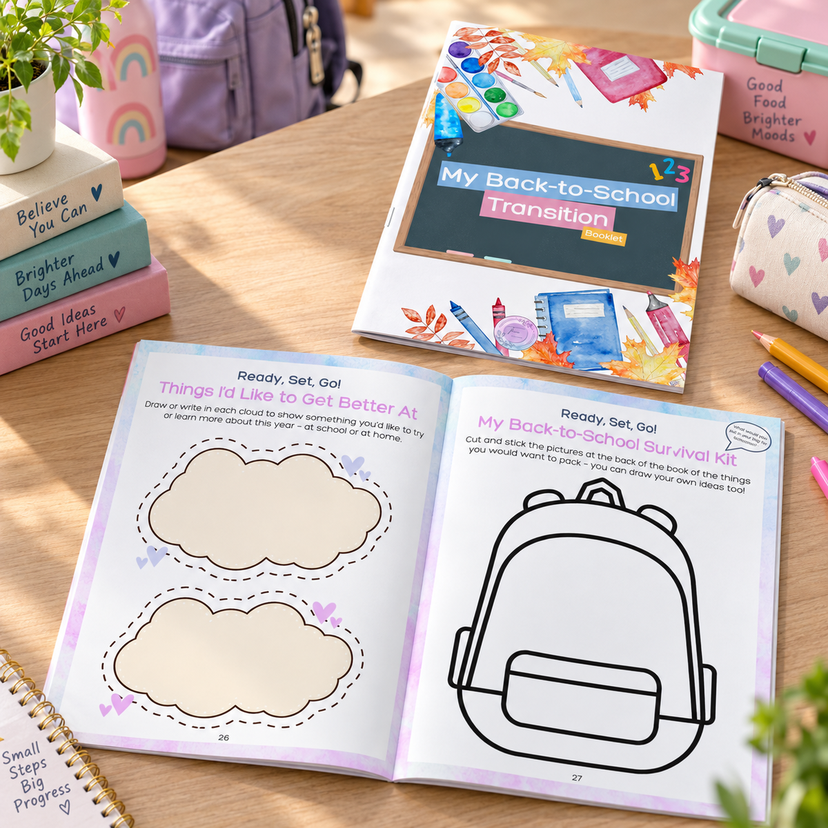 My Back-to-School Transition Booklet | SEN-Friendly Return-to-School Support | School Anxiety Tool