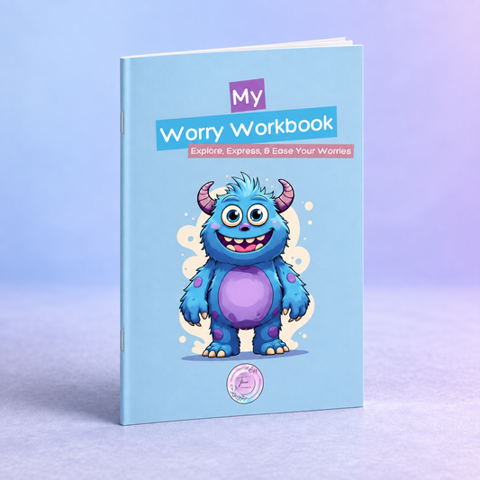 My Worry Workbook | Explore, Express and Ease Your Worries | A Gentle Guide for Children to Understand and Manage Anxious Feelings