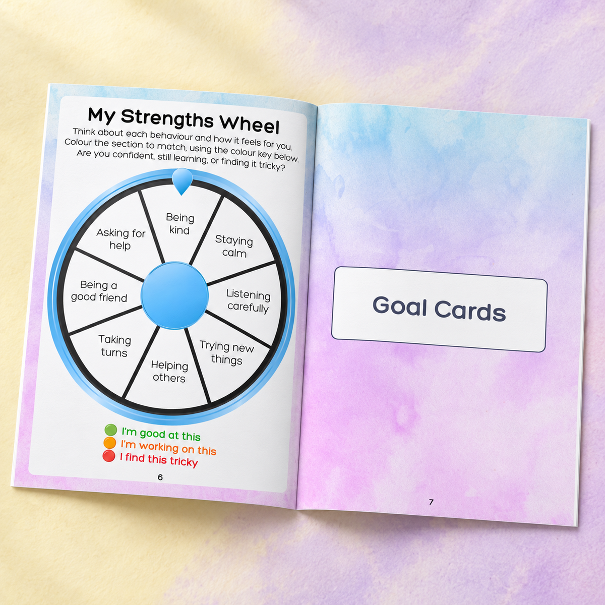My "Big Wins, Little Wins" Log | Goal Tracker for Kids | Strengths & Celebrations Book