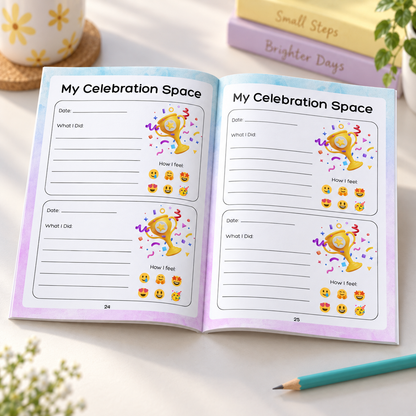 My "Big Wins, Little Wins" Log | Goal Tracker for Kids | Strengths & Celebrations Book