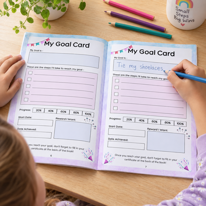 My "Big Wins, Little Wins" Log | Goal Tracker for Kids | Strengths & Celebrations Book