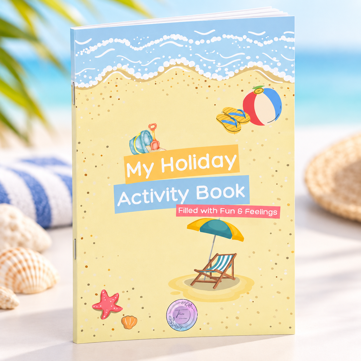 My Holiday Activity Book | Filled With Fun & Feelings | Vacation Survival Tool | Travel Companion | Regulate, Play & Explore