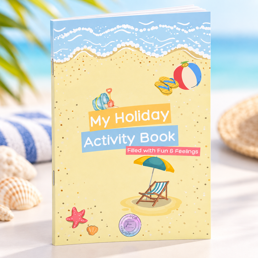 My Holiday Activity Book | Filled With Fun & Feelings | Vacation Survival Tool | Travel Companion | Regulate, Play & Explore
