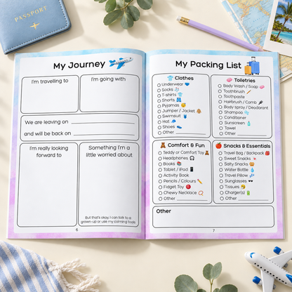 My Holiday Activity Book | Filled With Fun & Feelings | Vacation Survival Tool | Travel Companion | Regulate, Play & Explore