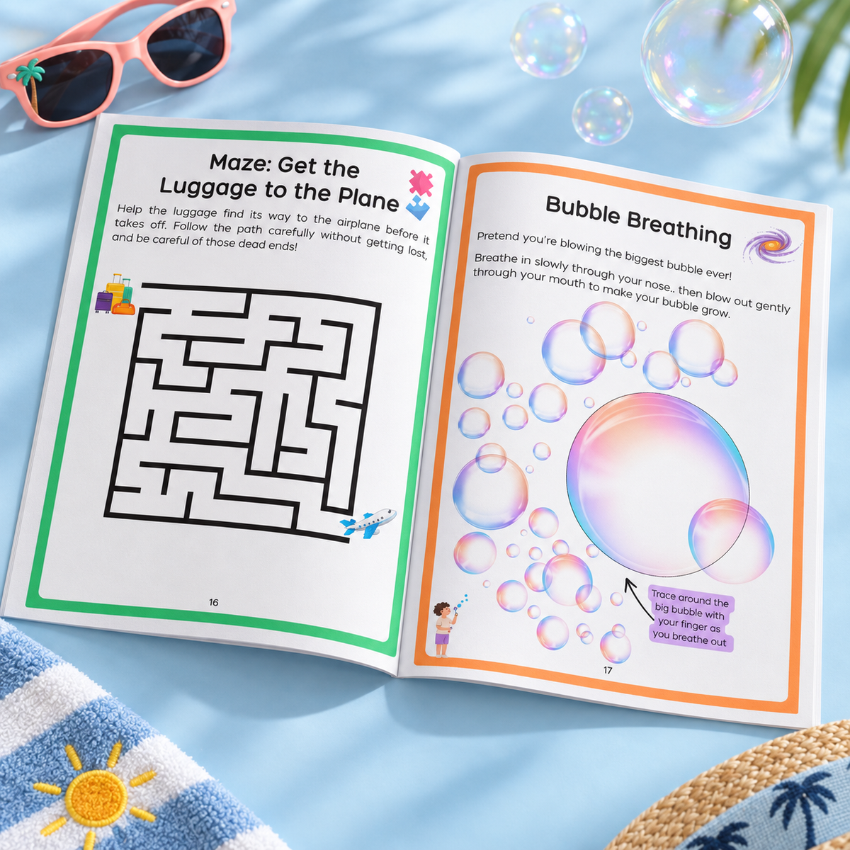 My Holiday Activity Book | Filled With Fun & Feelings | Vacation Survival Tool | Travel Companion | Regulate, Play & Explore