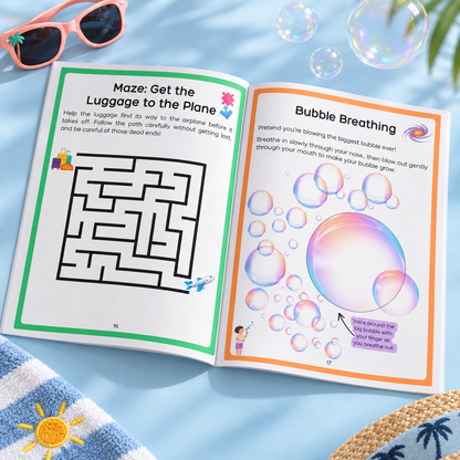 My Holiday Activity Book | Filled With Fun & Feelings | Vacation Survival Tool | Travel Companion | Regulate, Play & Explore