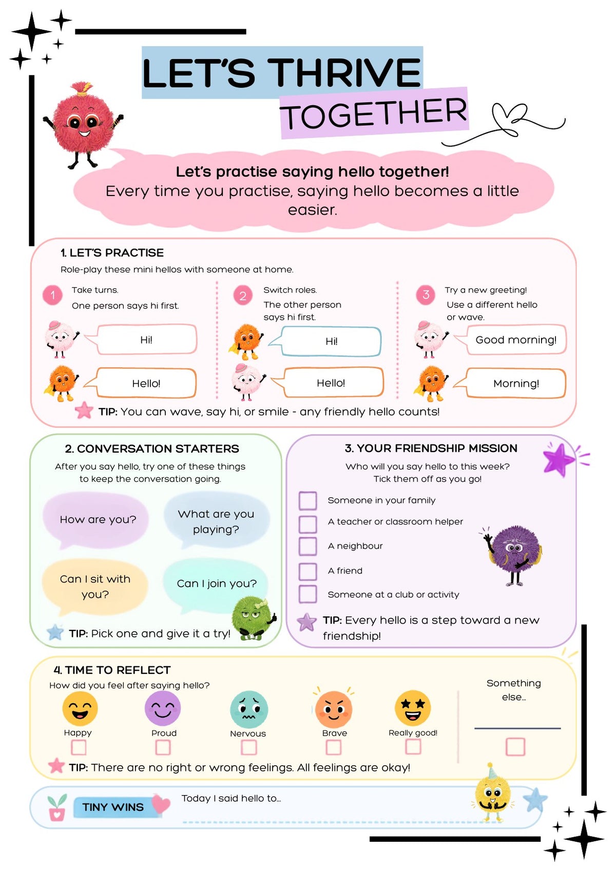 The Mood Mates Social Skills Toolkit: Making Friends | Printable Social Stories & Activities for Kids | Digital Download