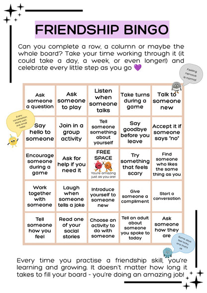 The Mood Mates Social Skills Toolkit: Making Friends | Printable Social Stories & Activities for Kids | Digital Download