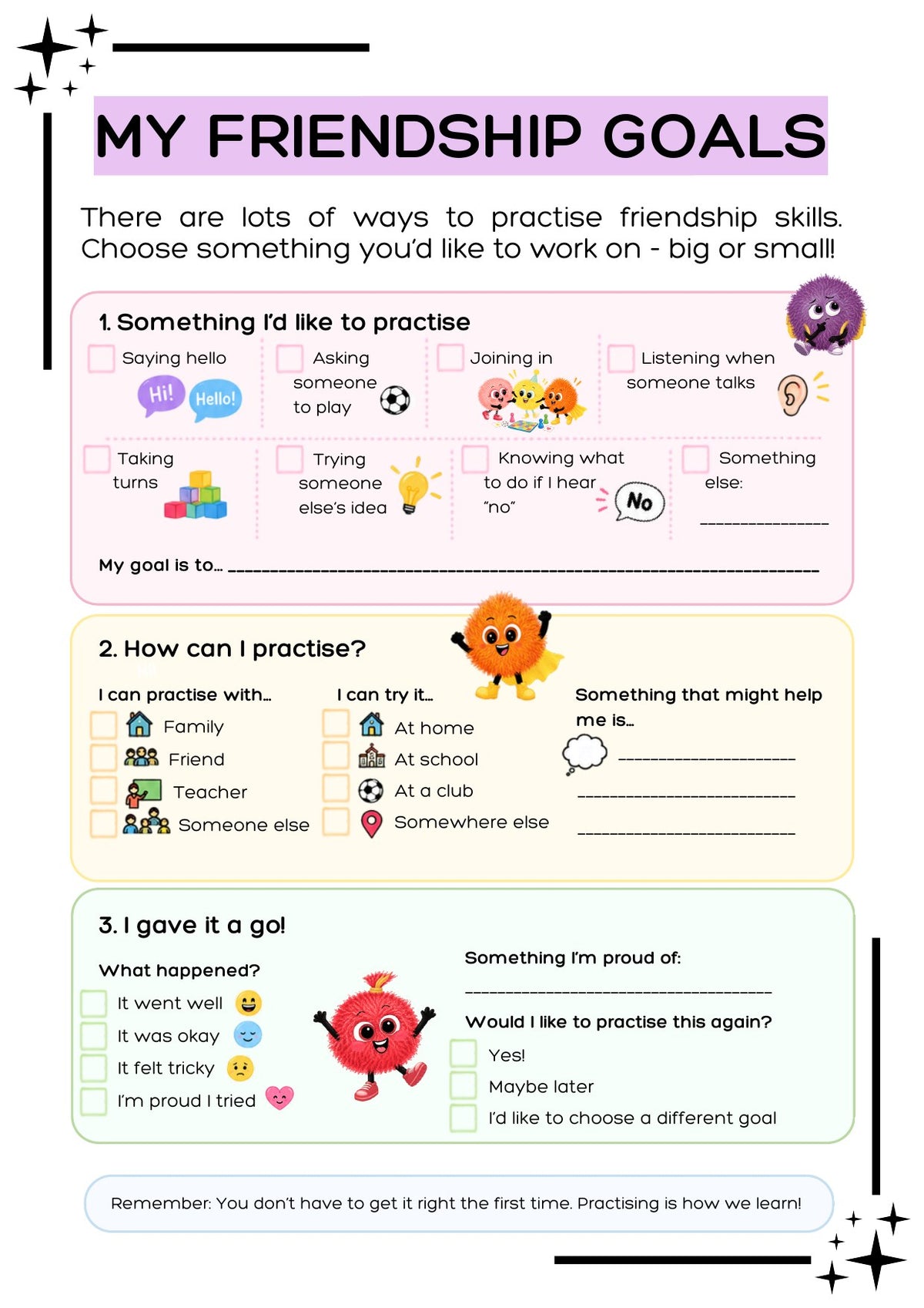 The Mood Mates Social Skills Toolkit: Making Friends | Printable Social Stories & Activities for Kids | Digital Download