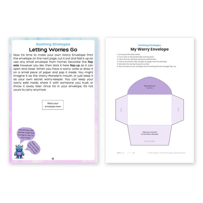 My Worry Workbook | Printable Worry & Anxiety Workbook for Kids | Digital Download