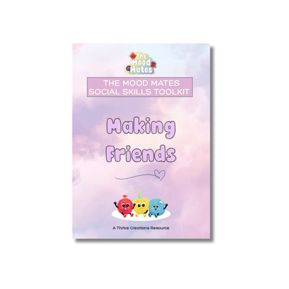 The Mood Mates Social Skills Toolkit: Making Friends | Printable Social Stories & Activities for Kids | Digital Download