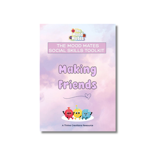 The Mood Mates Social Skills Toolkit: Making Friends | Printable Social Stories & Activities for Kids | Digital Download